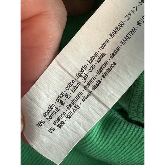 Zara lime green short sleeve mini dress size Large - Picture 4 of 11